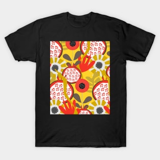 Pomegranates and red flowers T-Shirt